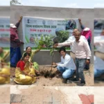 durg-bhilai-news कुम्हारी में एक पेड़ माँ के नाम अभियान के तहत वृक्षारोपण