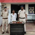 Durg-bhilai-news अवैध शराब बेचने वाले को कुम्हारी पुलिस ने दबोचा