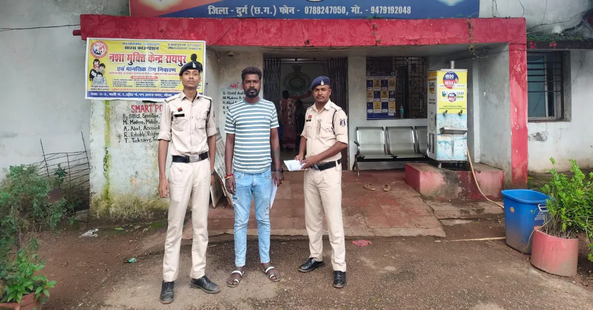 दुर्ग में आदतन अपराधी पर बड़ी कार्रवाई, एक वर्ष के लिए जिलाबदर